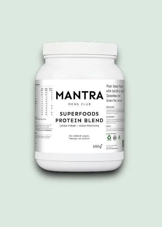 Superfoods Protein Powder for Men - Lean Muscle, Burn Fat & Boost Energy