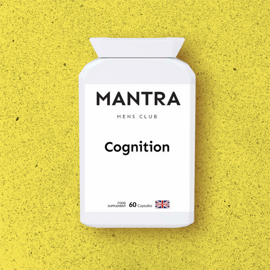 Mantra Men's Club Cognition enhancing memory and concentration. Providing additional nutritional energy to your brain. Mantra Supplements. For men. Guarana, Bacopa monnieri, Ginkgo leaf, Ashwagandha, 